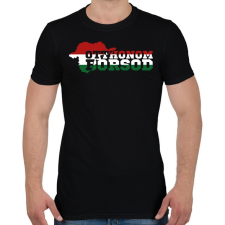 PRINTFASHION Otthonom Borsod (3 színű) - Férfi póló - Fekete férfi póló