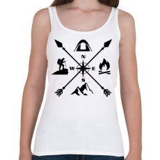 PRINTFASHION outdoor - Női atléta - Fehér