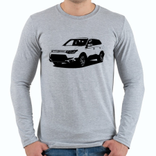 PRINTFASHION Outlander III - Férfi hosszú ujjú póló - Sport szürke férfi póló