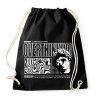 PRINTFASHION overthinking - Sportzsák, Tornazsák - Fekete