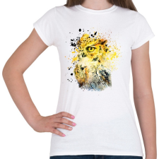 PRINTFASHION owl - Női póló - Fehér női póló