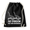 PRINTFASHION Oxigén - Sportzsák, Tornazsák - Fekete