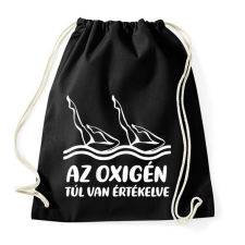 PRINTFASHION Oxigén - Sportzsák, Tornazsák - Fekete tornazsák