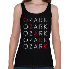 PRINTFASHION OZARK - Női atléta - Fekete női trikó