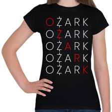 PRINTFASHION OZARK - Női póló - Fekete női póló
