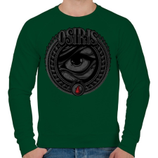 PRINTFASHION Ozirisz - Férfi pulóver - Sötétzöld férfi pulóver, kardigán