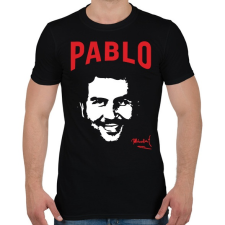 PRINTFASHION Pablo E. - Férfi póló - Fekete férfi póló