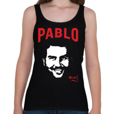 PRINTFASHION Pablo E. - Női atléta - Fekete női trikó