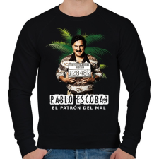 PRINTFASHION pablo escobar - Férfi pulóver - Fekete férfi pulóver, kardigán