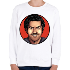 PRINTFASHION Pablo Escobar - Gyerek pulóver - Fehér gyerek pulóver, kardigán