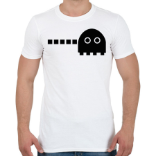 PRINTFASHION Pac-man - páros - Férfi póló - Fehér férfi póló