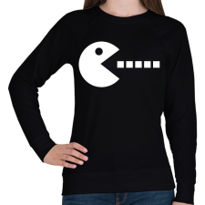 PRINTFASHION Pac-man - páros - Női pulóver - Fekete női pulóver, kardigán