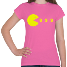 PRINTFASHION Pacman - Női póló - Rózsaszín női póló