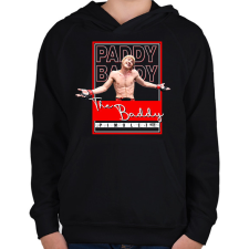 PRINTFASHION PADDY the baddy - Gyerek kapucnis pulóver - Fekete gyerek pulóver, kardigán