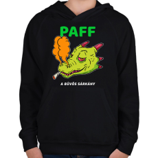 PRINTFASHION PAFF - Gyerek kapucnis pulóver - Fekete