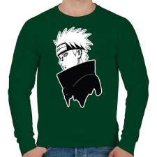 PRINTFASHION Pain fekete fehér - Férfi pulóver - Sötétzöld férfi pulóver, kardigán