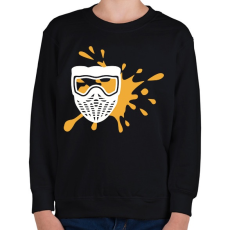 PRINTFASHION Paintball - Gyerek pulóver - Fekete