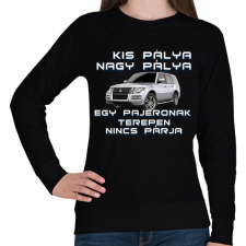 PRINTFASHION Pajero - Női pulóver - Fekete női pulóver, kardigán