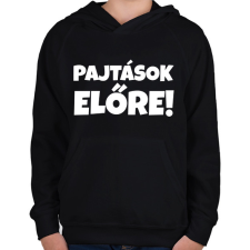 PRINTFASHION PAJTÁSOK ELŐRE - Gyerek kapucnis pulóver - Fekete gyerek pulóver, kardigán