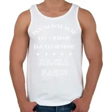 PRINTFASHION Paks - Férfi atléta - Fehér atléta, trikó
