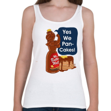 PRINTFASHION Palatsinta - Női atléta - Fehér