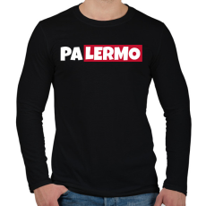 PRINTFASHION PALERMO - Férfi hosszú ujjú póló - Fekete