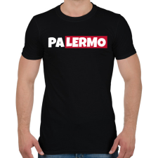 PRINTFASHION PALERMO - Férfi póló - Fekete férfi póló