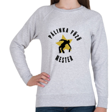 PRINTFASHION pálinka főző mester - Női pulóver - Sport szürke