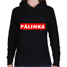 PRINTFASHION Pálinka is life - Női kapucnis pulóver - Fekete női pulóver, kardigán