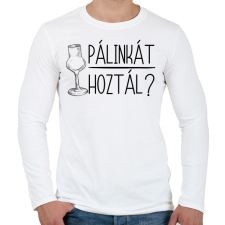 PRINTFASHION Pálinkát hoztál - Férfi hosszú ujjú póló - Fehér férfi póló