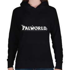 PRINTFASHION Palworld - fehér - Női kapucnis pulóver - Fekete női pulóver, kardigán