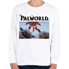 PRINTFASHION Palworld lények - Gyerek pulóver - Fehér gyerek pulóver, kardigán