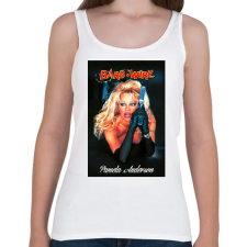 PRINTFASHION Pamela Anderson - Női atléta - Fehér női trikó