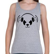 PRINTFASHION Panda beat - Női atléta - Sport szürke atléta, trikó