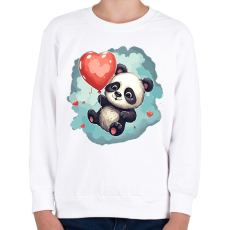 PRINTFASHION Panda - Gyerek pulóver - Fehér