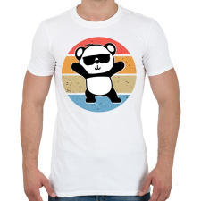 PRINTFASHION Panda Love - Férfi póló - Fehér férfi póló