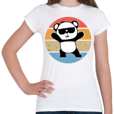 PRINTFASHION Panda Love - Női póló - Fehér
