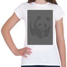 PRINTFASHION Panda - Női póló - Fehér