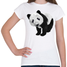 PRINTFASHION Panda - Női póló - Fehér