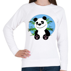 PRINTFASHION panda - Női pulóver - Fehér