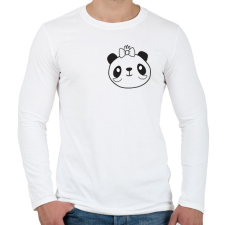PRINTFASHION Panda páros 2 - Férfi hosszú ujjú póló - Fehér férfi póló