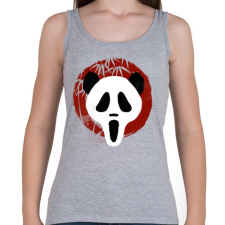 PRINTFASHION Panda Sikoly - Női atléta - Sport szürke női trikó