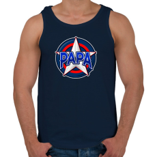 PRINTFASHION PAPA - Férfi atléta - Sötétkék