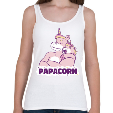 PRINTFASHION Papacorn - Női atléta - Fehér