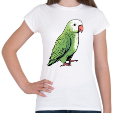 PRINTFASHION Papagáj - Női póló - Fehér női póló