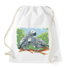 PRINTFASHION Papagáj pár - Sportzsák, Tornazsák - Fehér