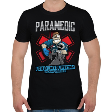PRINTFASHION Paramedic - Férfi póló - Fekete férfi póló