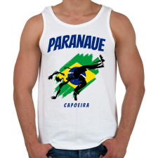 PRINTFASHION PARANAUE - Férfi atléta - Fehér atléta, trikó