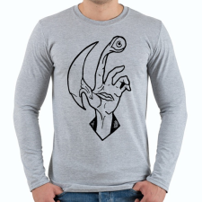 PRINTFASHION Parasyte The Maxim - Migi - Férfi hosszú ujjú póló - Sport szürke férfi póló