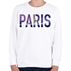 PRINTFASHION Paris - Gyerek pulóver - Fehér
